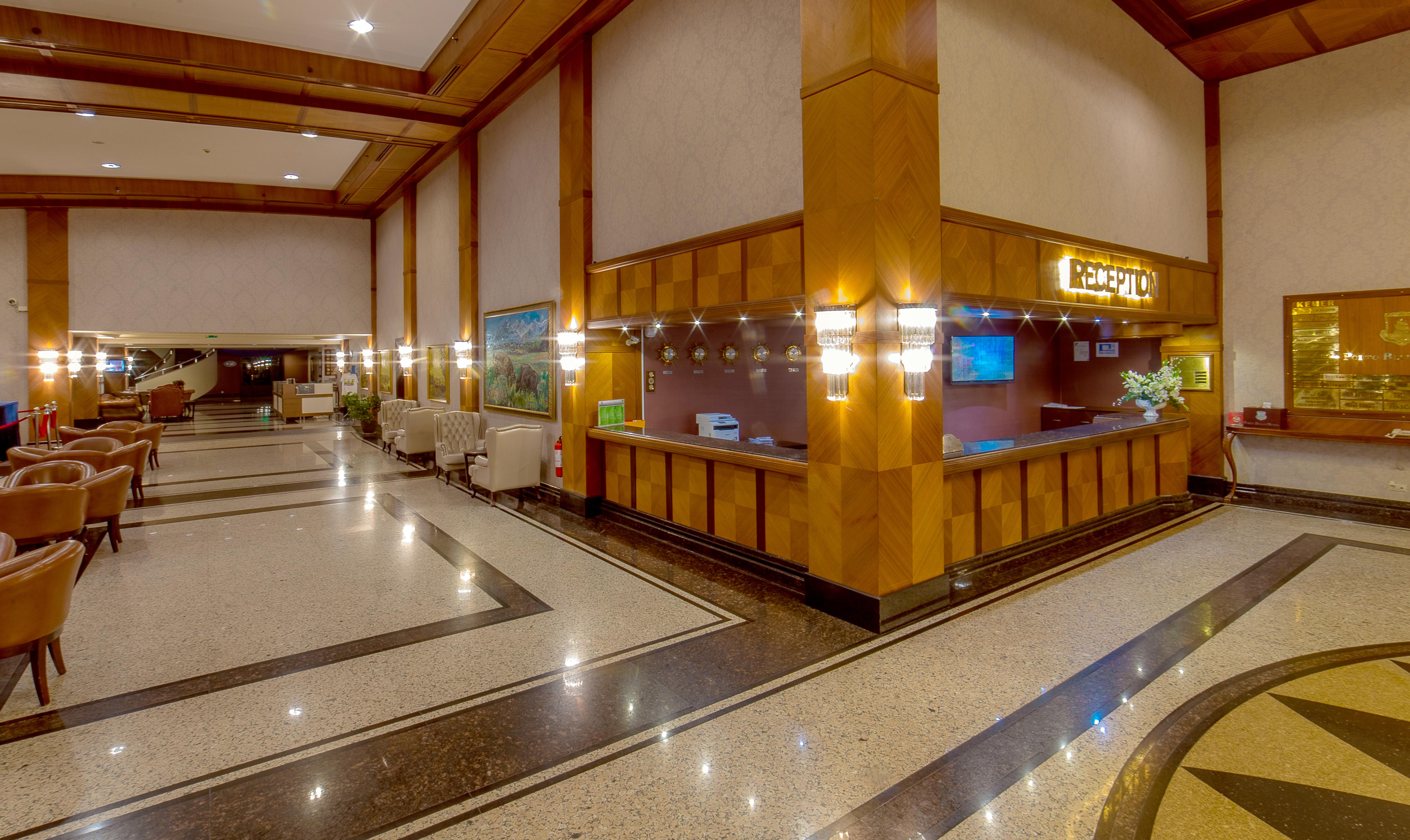 Porto Bello Hotel Resort & Spa Antalya Bagian luar foto The lobby of the hotel